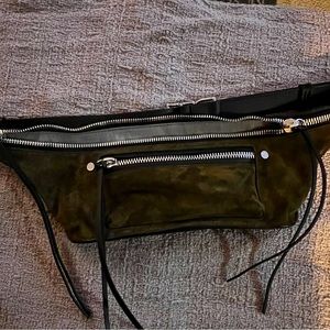 RAG & BONE
Elliot (Olive) suede and leather belt bag